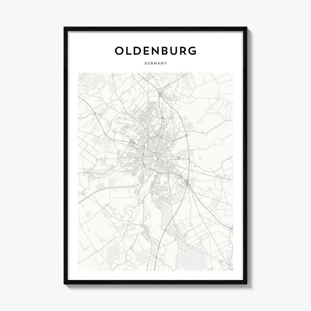 Oldenburg Map Poster