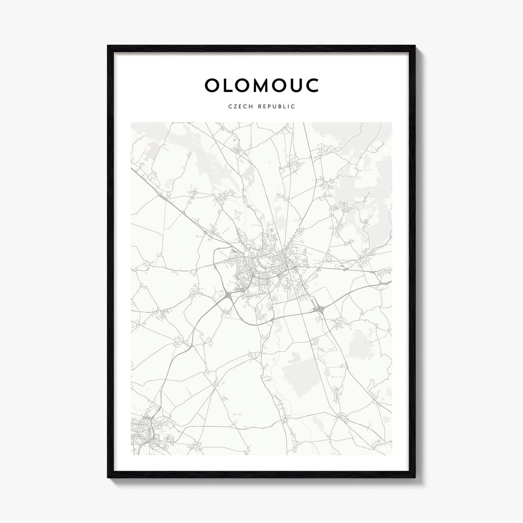 Olomouc Map Poster