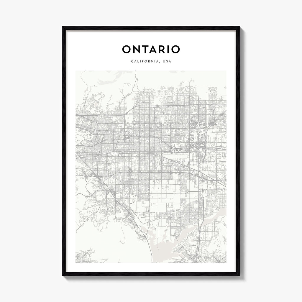Ontario Map Poster