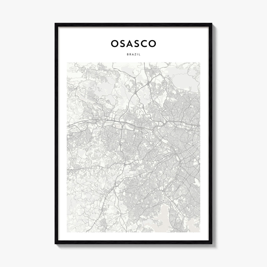 Osasco Map Poster