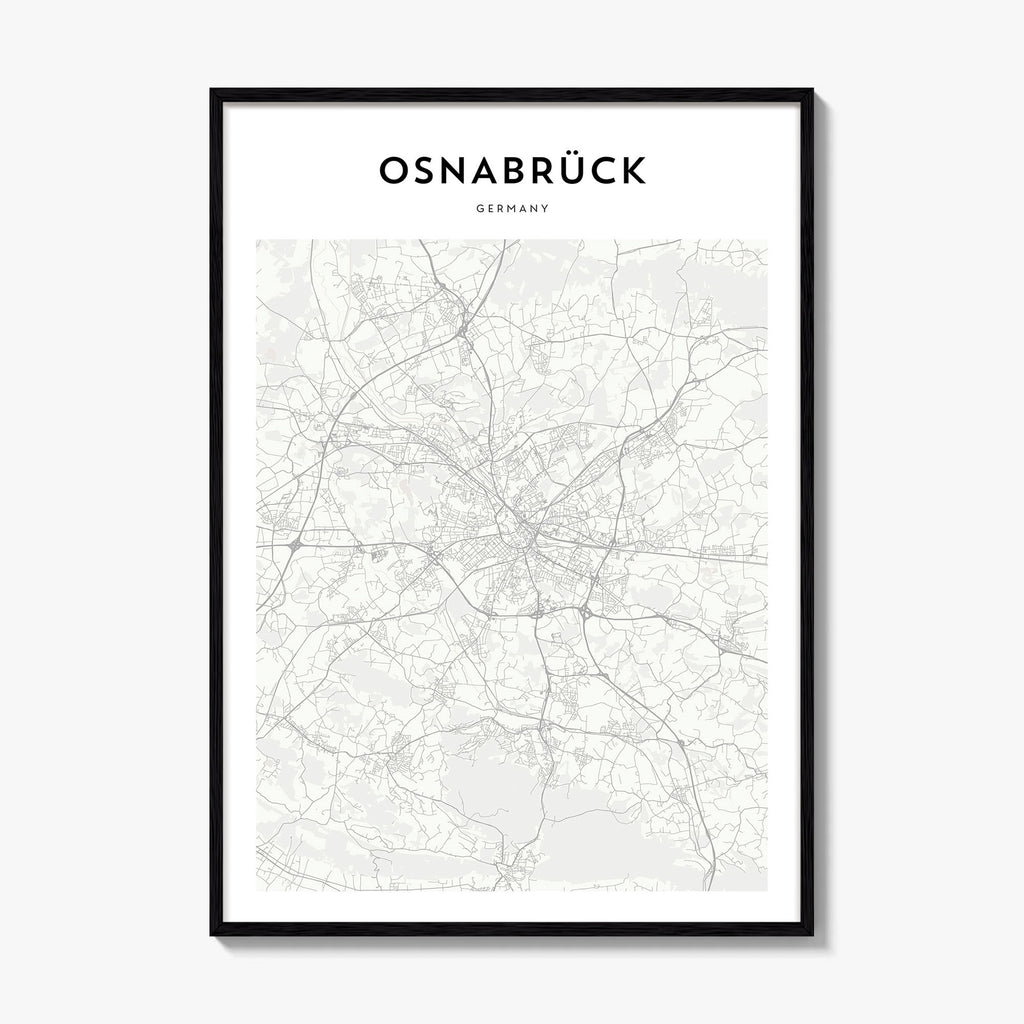 Osnabruck Map Poster