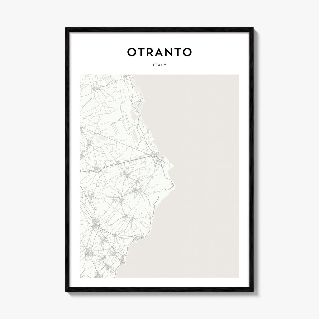 Otranto Map Poster