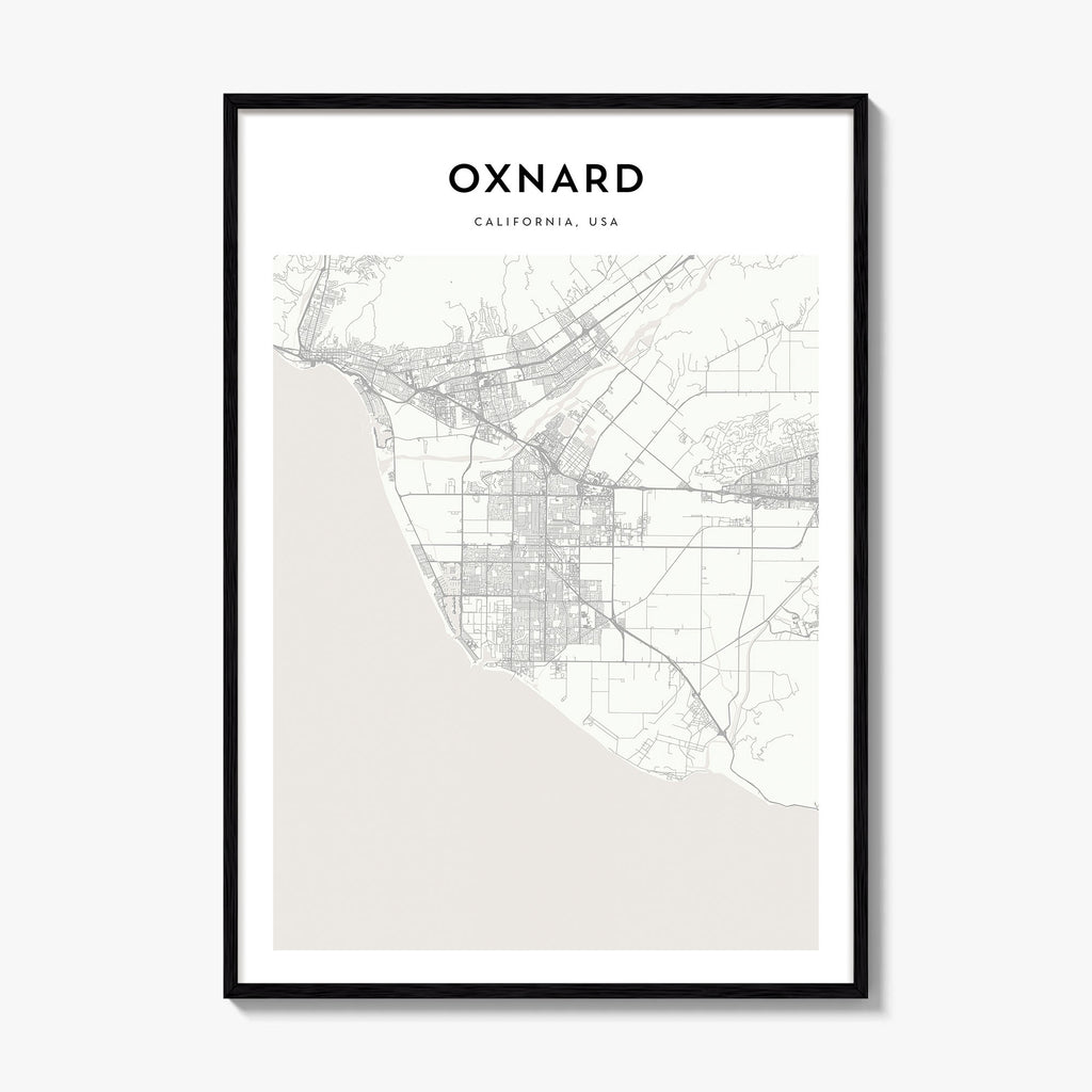 Oxnard Map Poster
