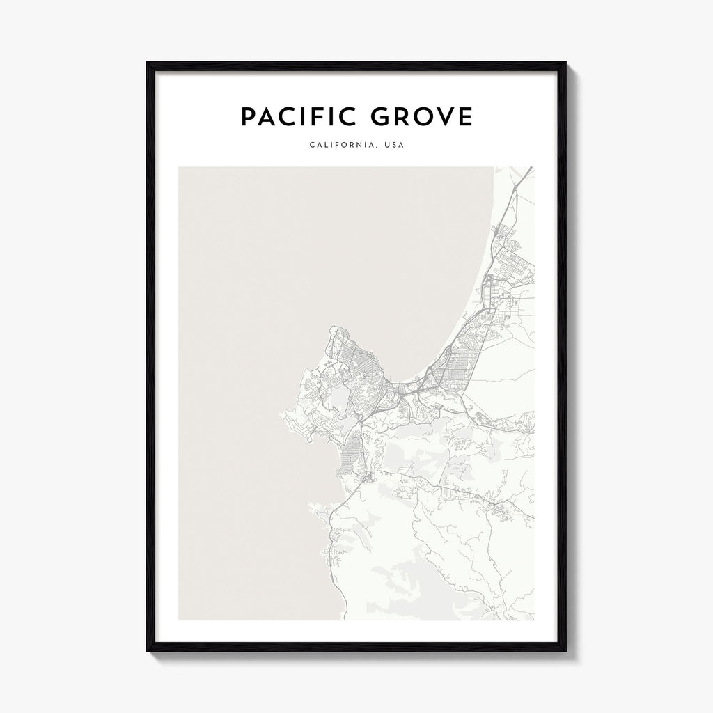 Pacific Grove Map Poster