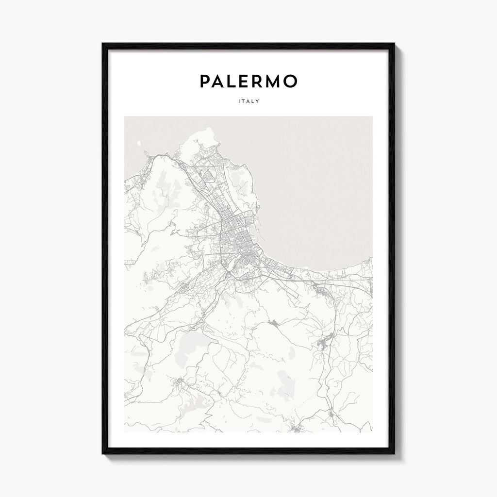 Palermo Map Poster