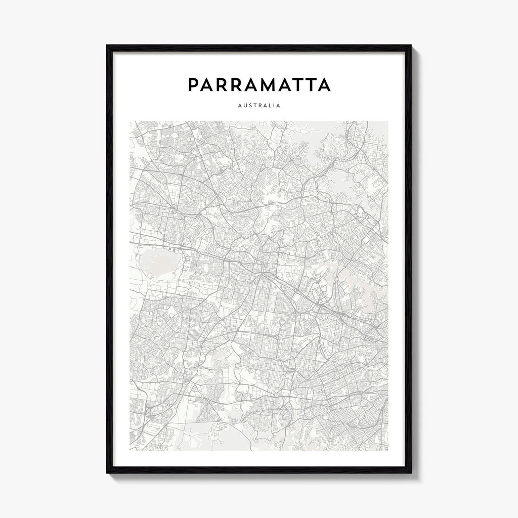 Parramatta Map Poster