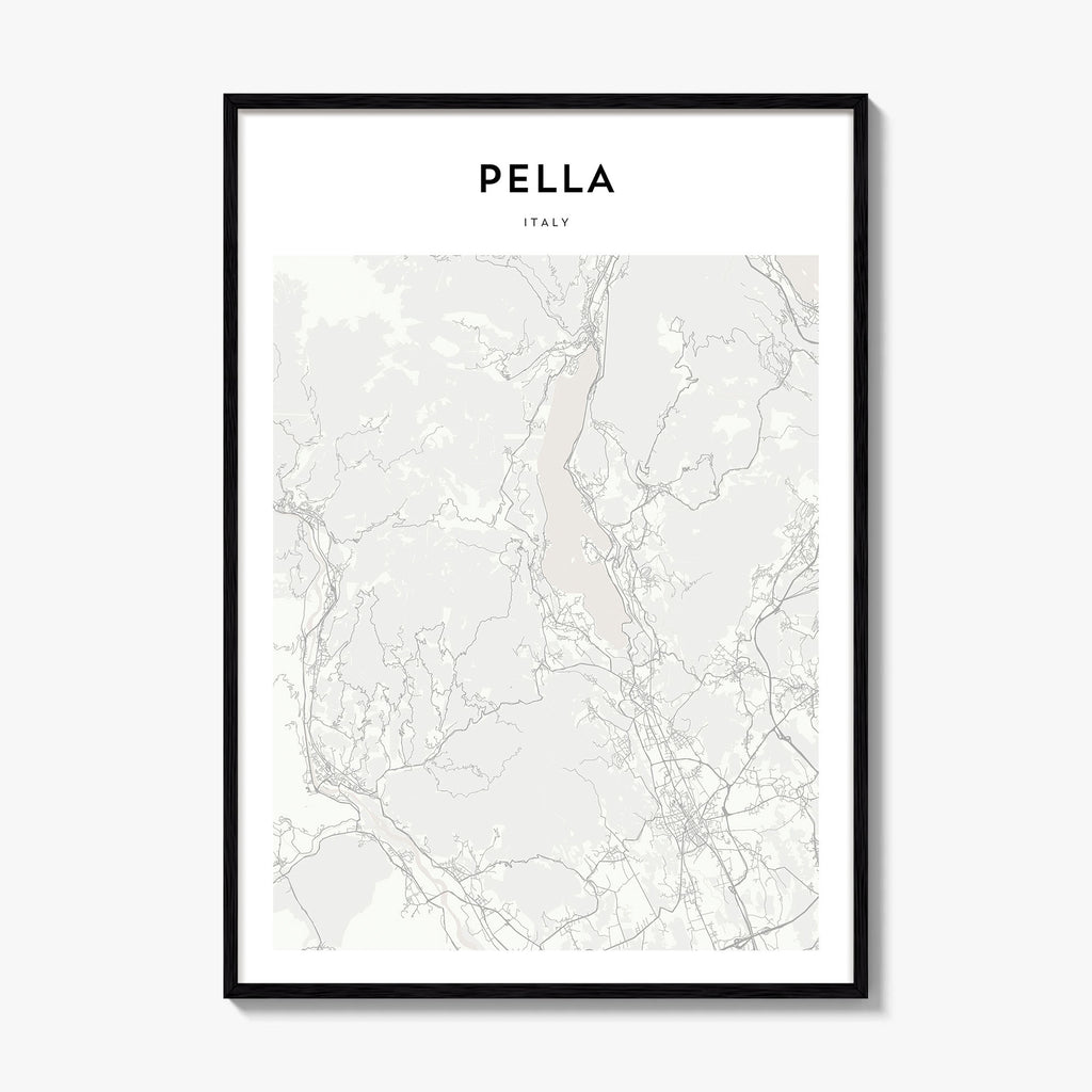 Pella Map Poster