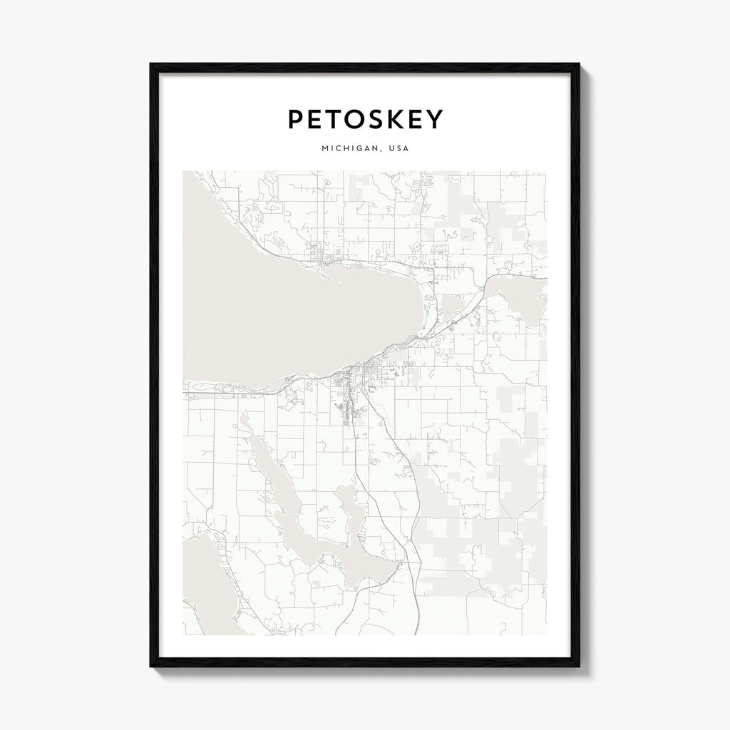 Petoskey Map Poster