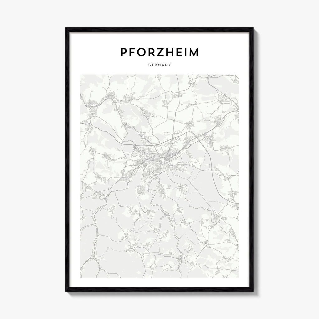 Pforzheim Map Poster