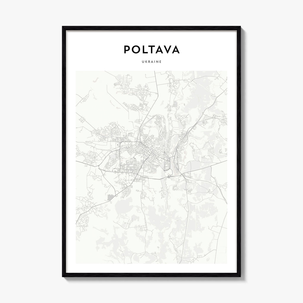 Poltava Map Poster