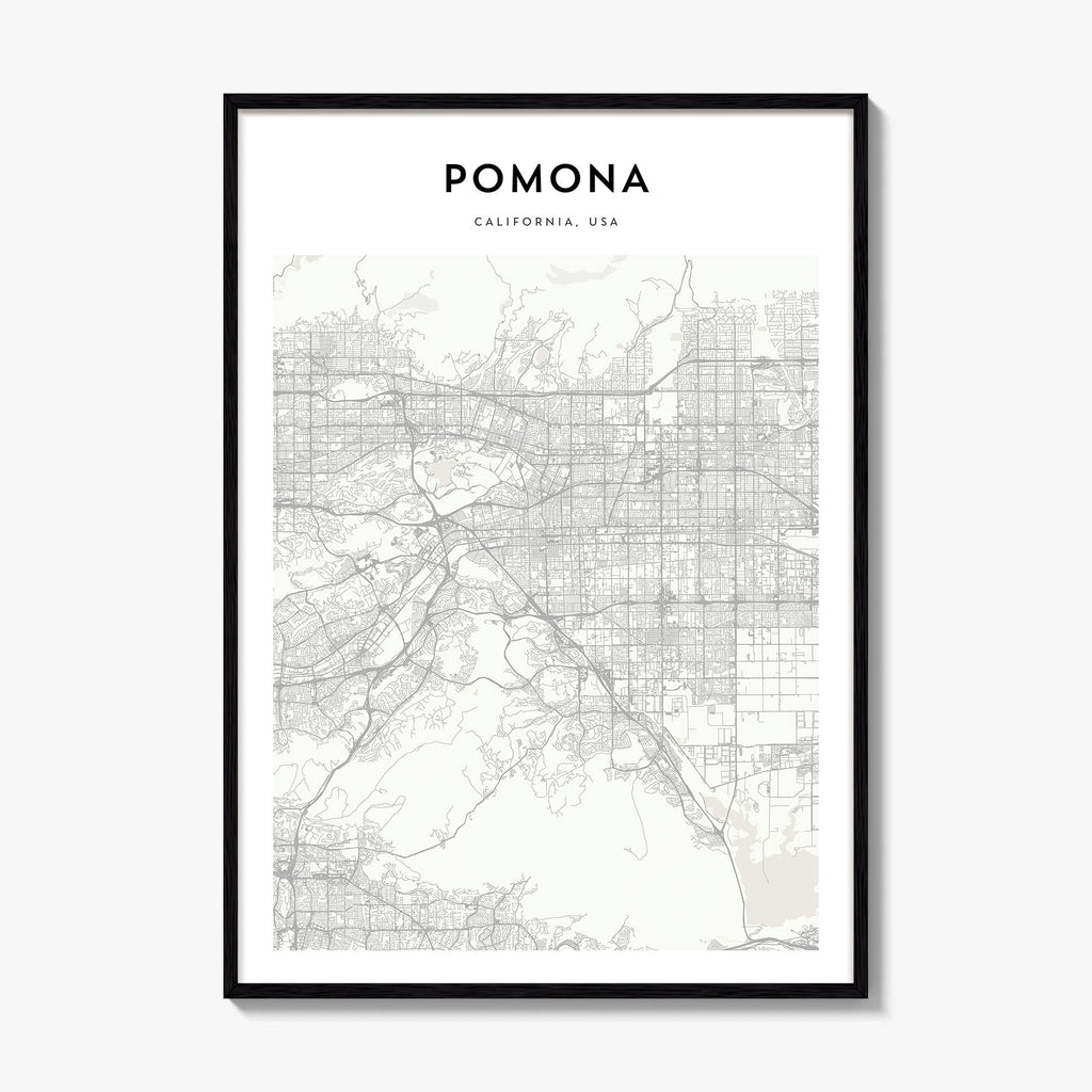 Pomona Map Poster
