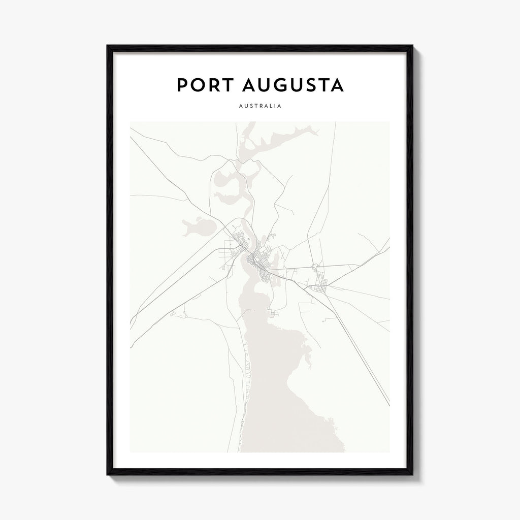 Port Augusta Map Poster