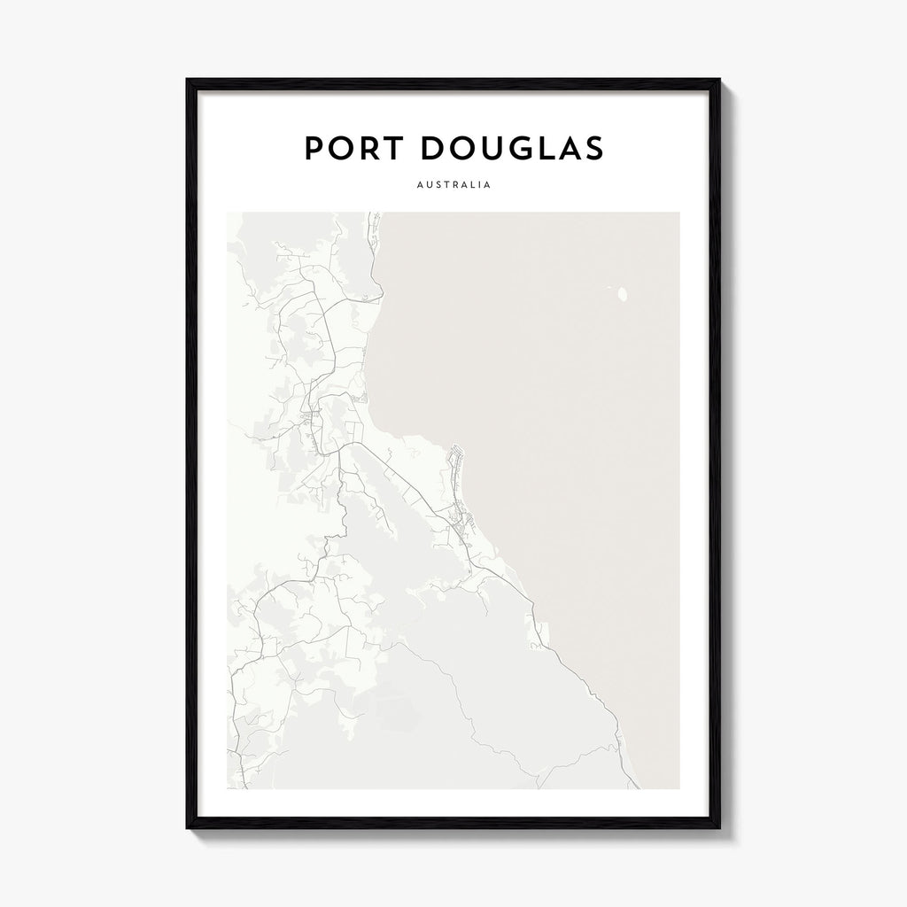 Port Douglas Map Poster