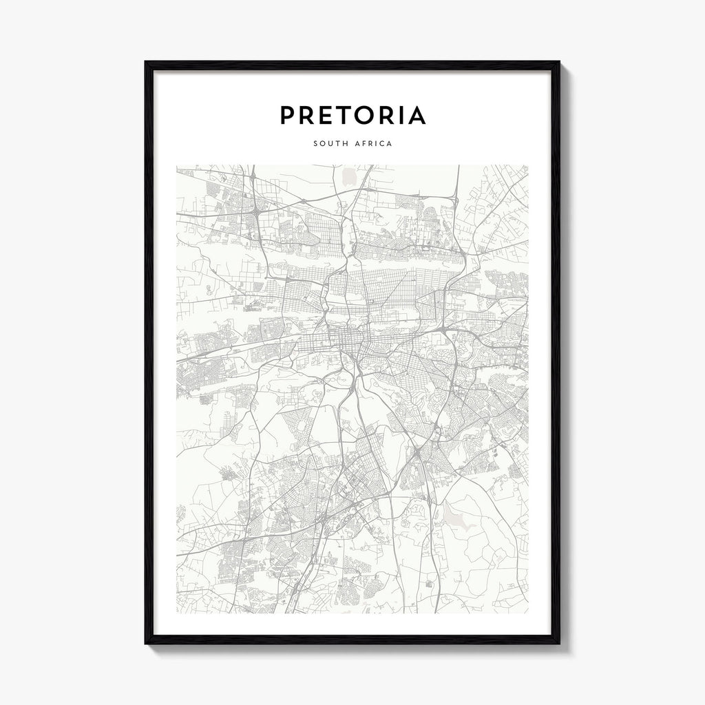 Pretoria Map Poster
