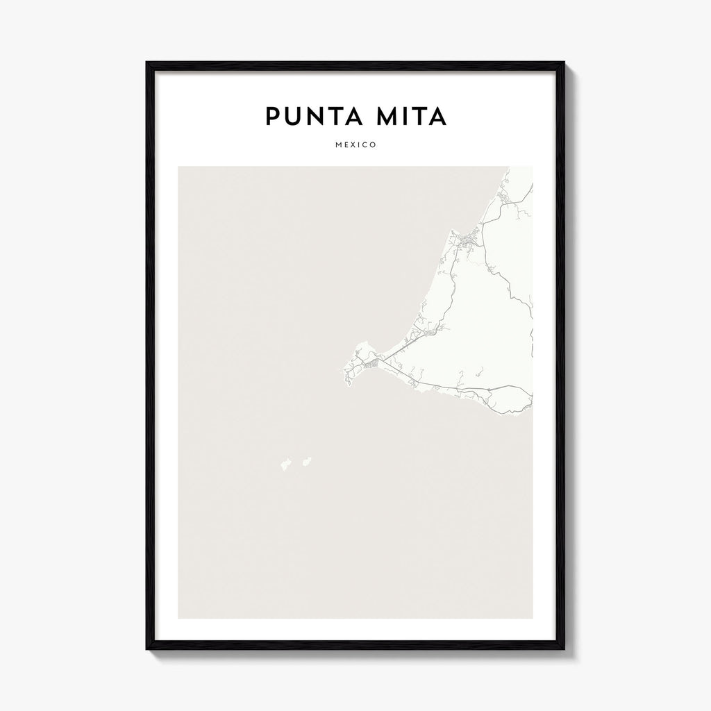 Punta Mita Map Poster