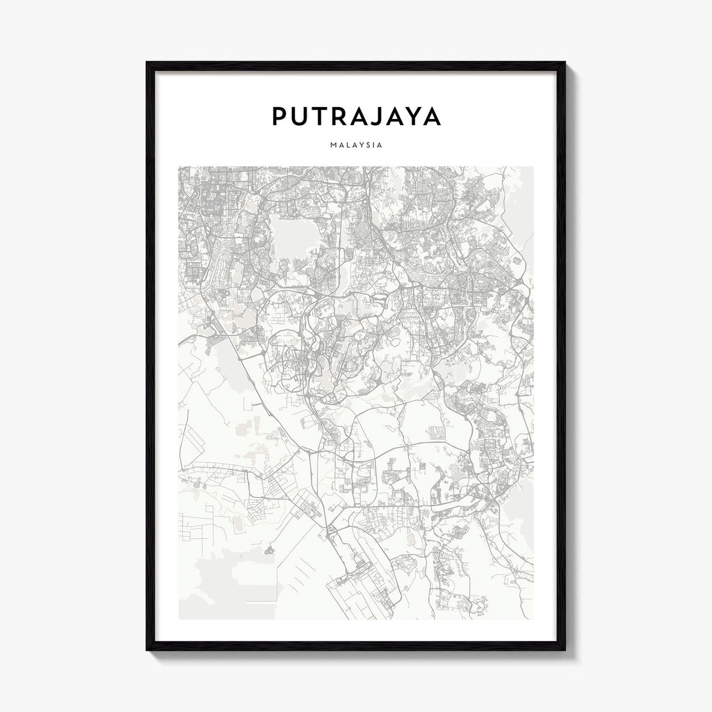 Putrajaya Map Poster
