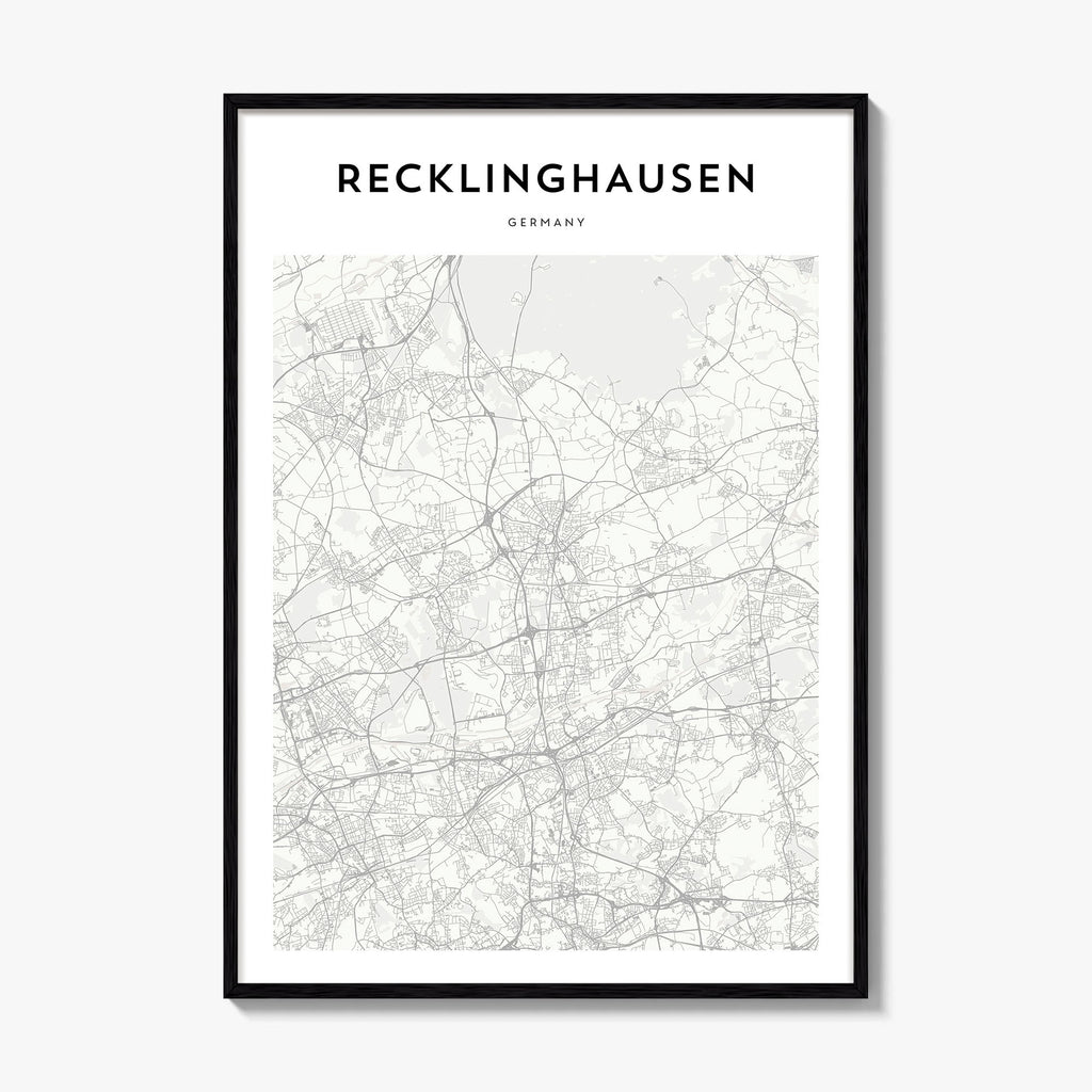 Recklinghausen Map Poster