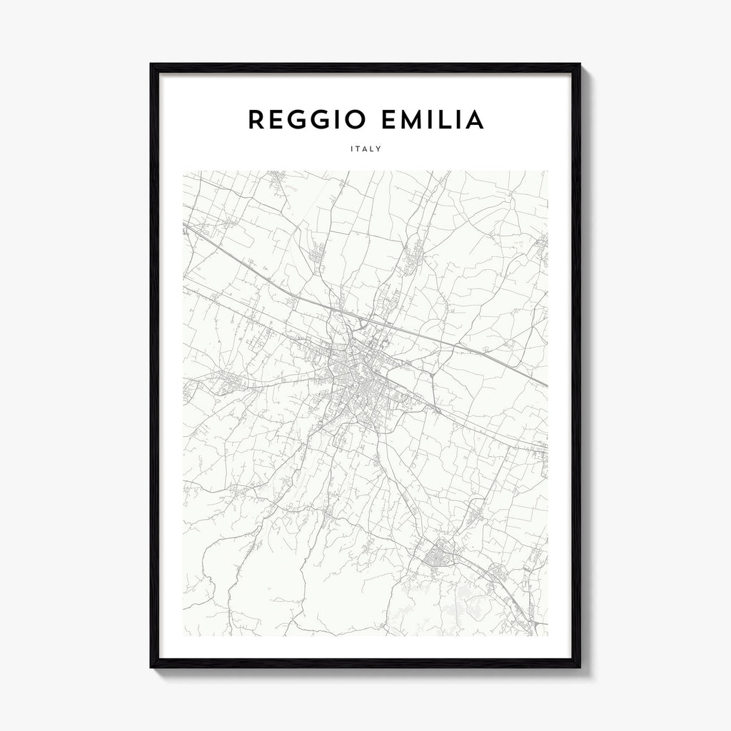 Reggio Emilia Map Poster