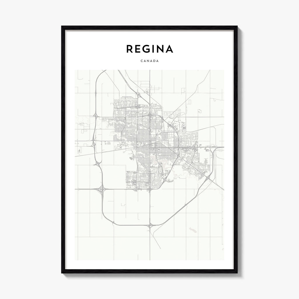 Regina Map Poster