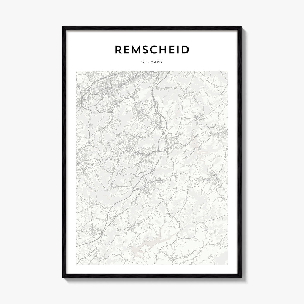 Remscheid Map Poster
