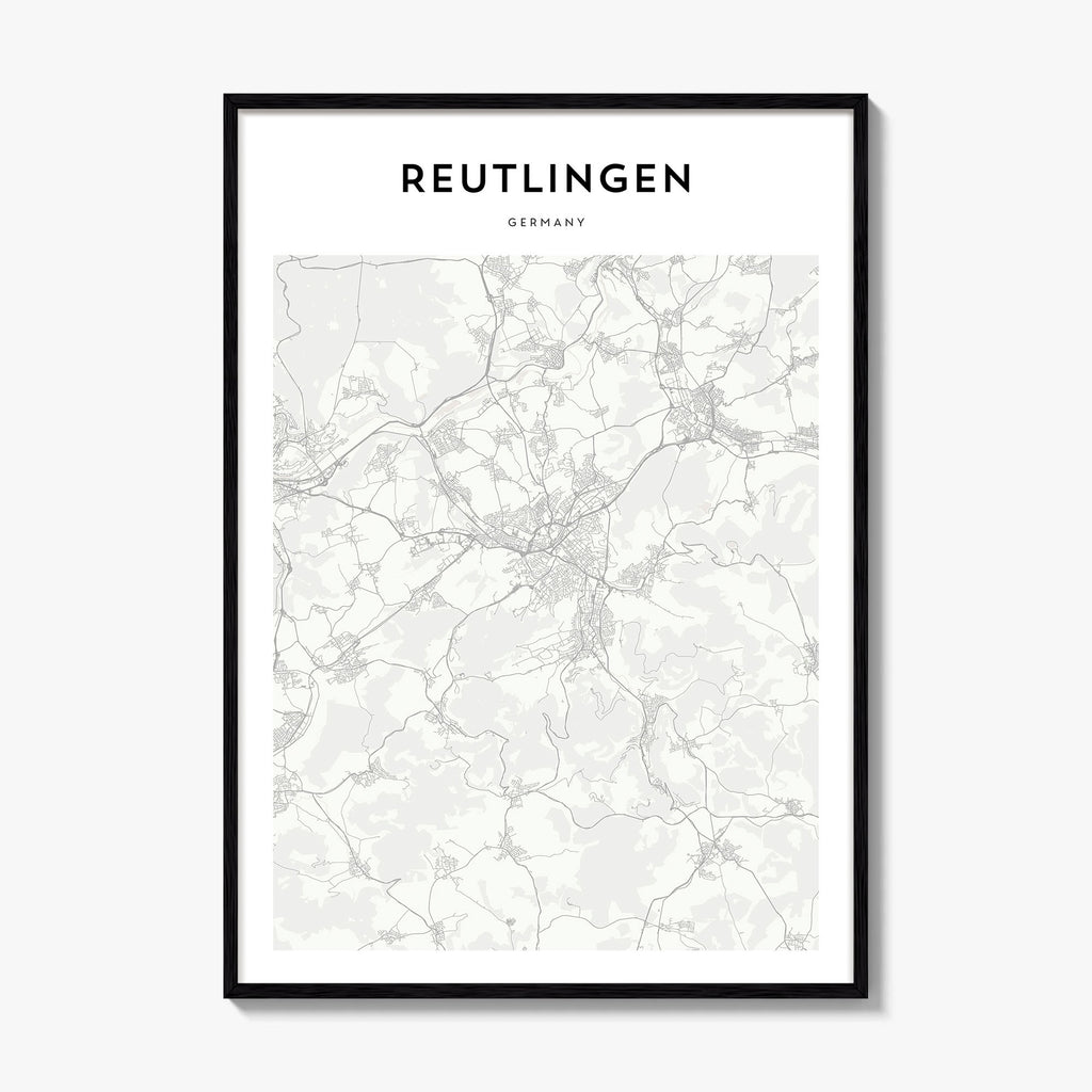 Reutlingen Map Poster