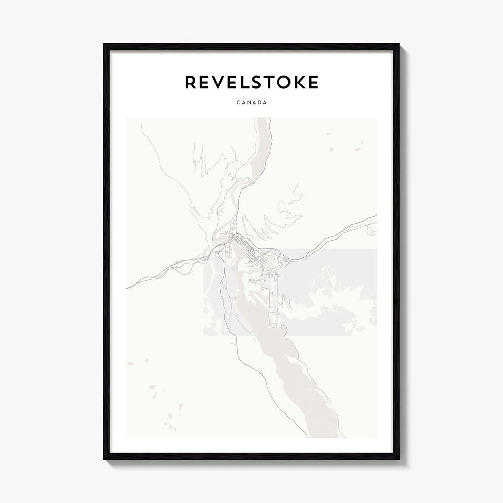 Revelstoke Map Poster