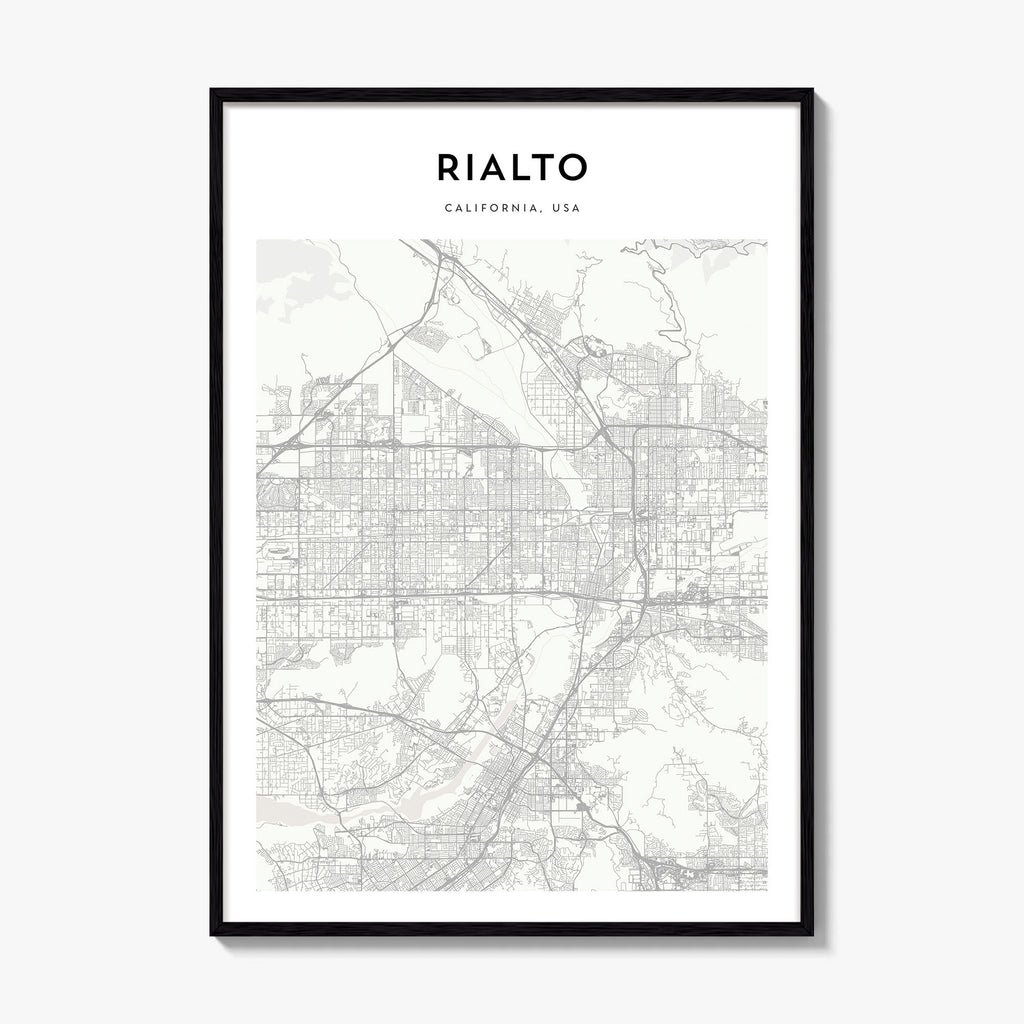 Rialto Map Poster