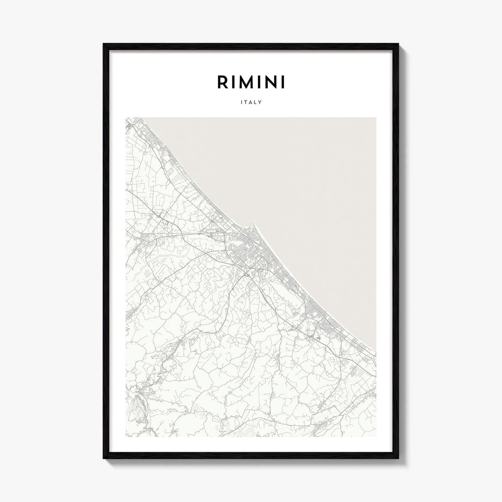 Rimini Map Poster