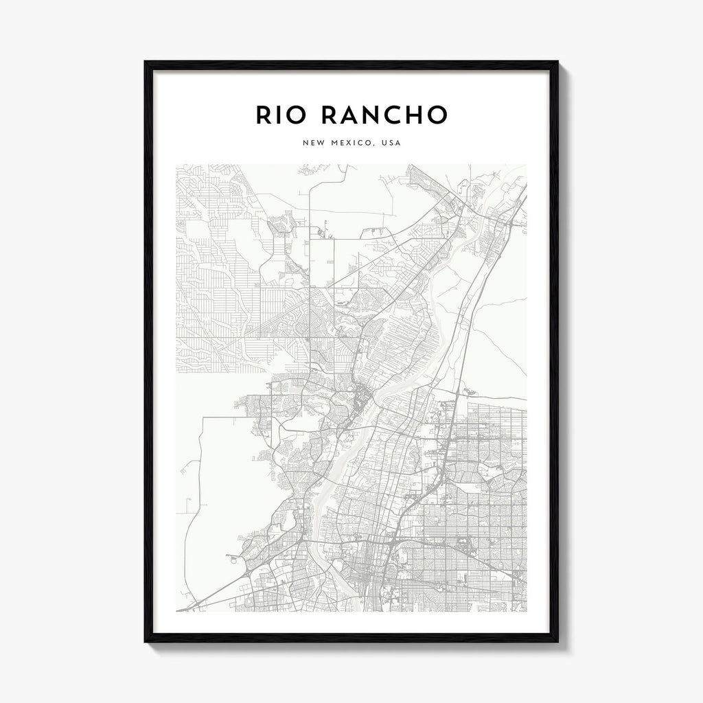Rio Rancho Map Poster