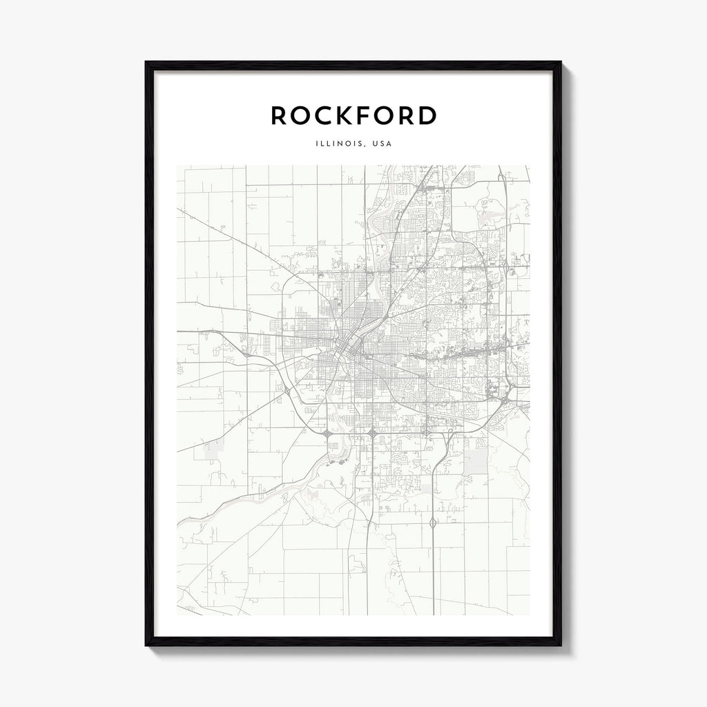 Rockford Map Poster