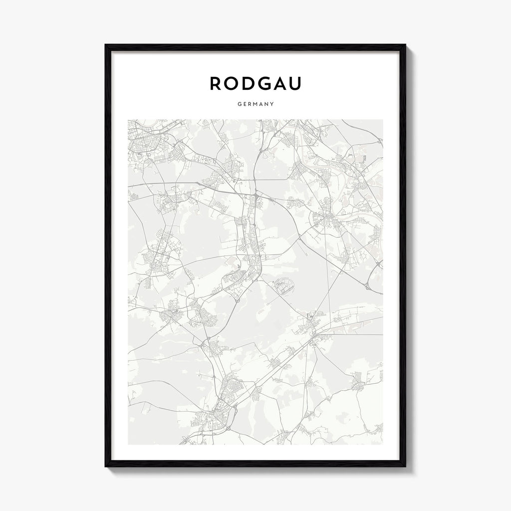 Rodgau Map Poster