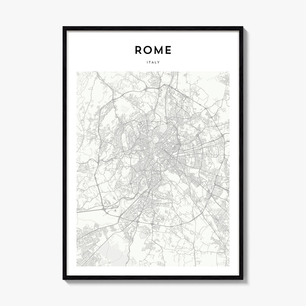 Rome Map Poster