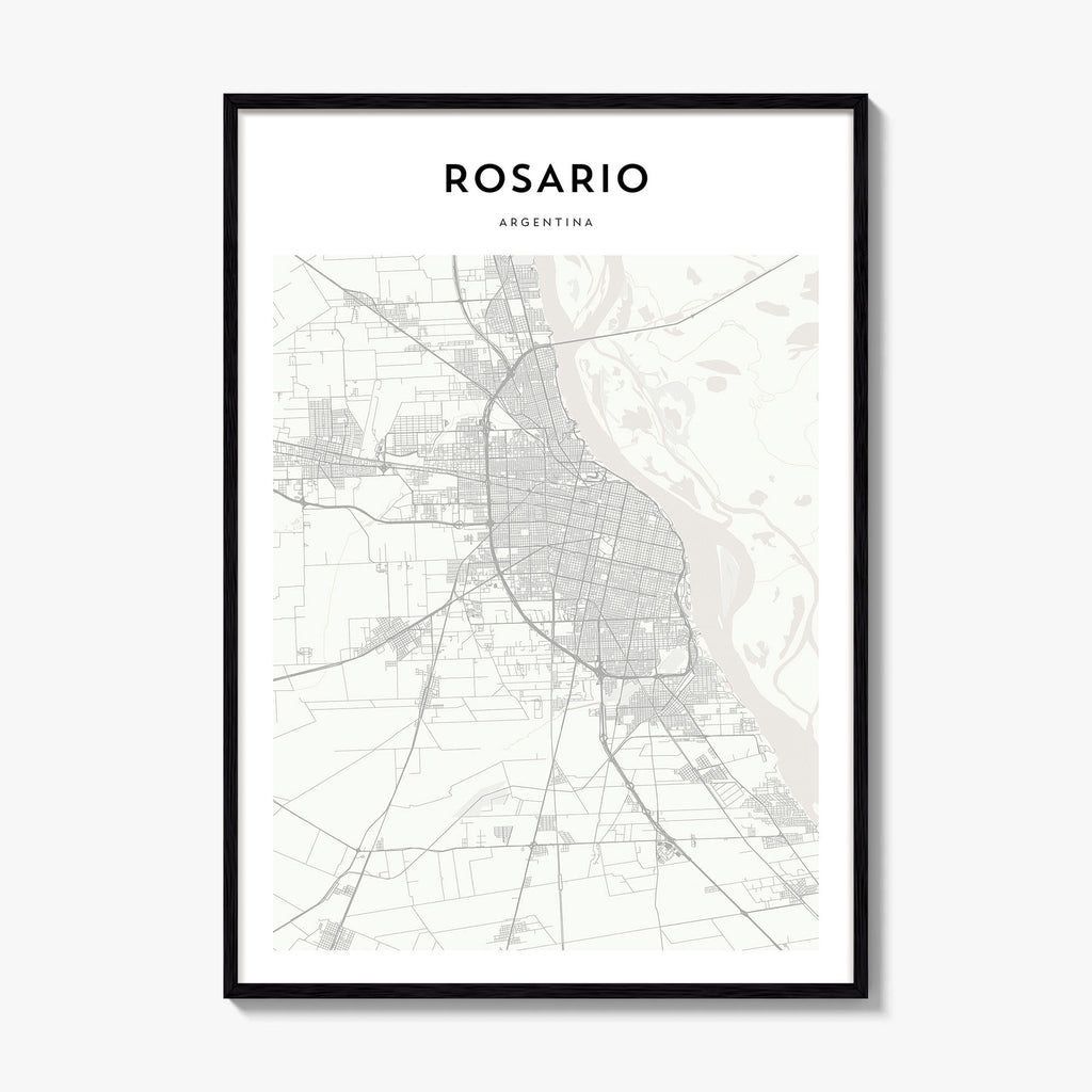 Rosario Map Poster