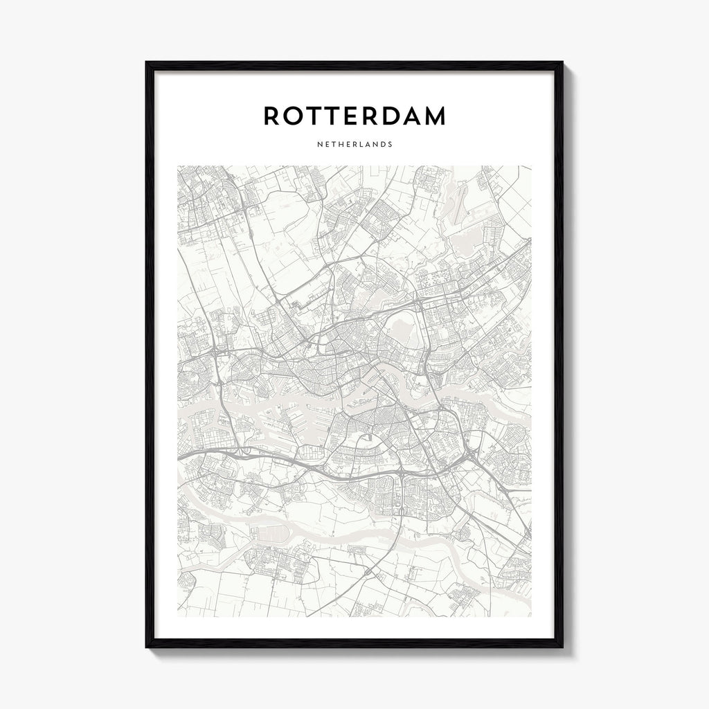 Rotterdam Map Poster