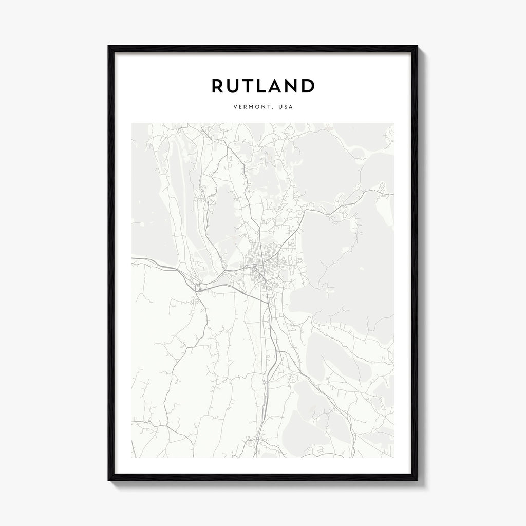 Rutland Map Poster