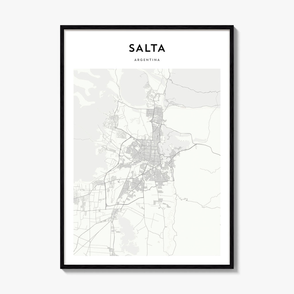 Salta Map Poster