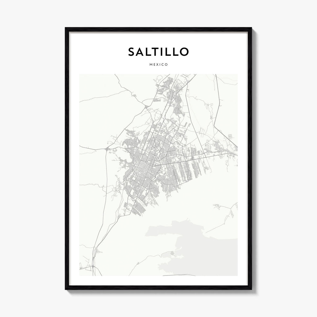Saltillo Map Poster