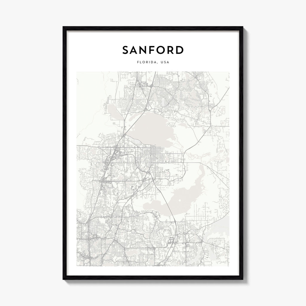 Sanford Map Poster