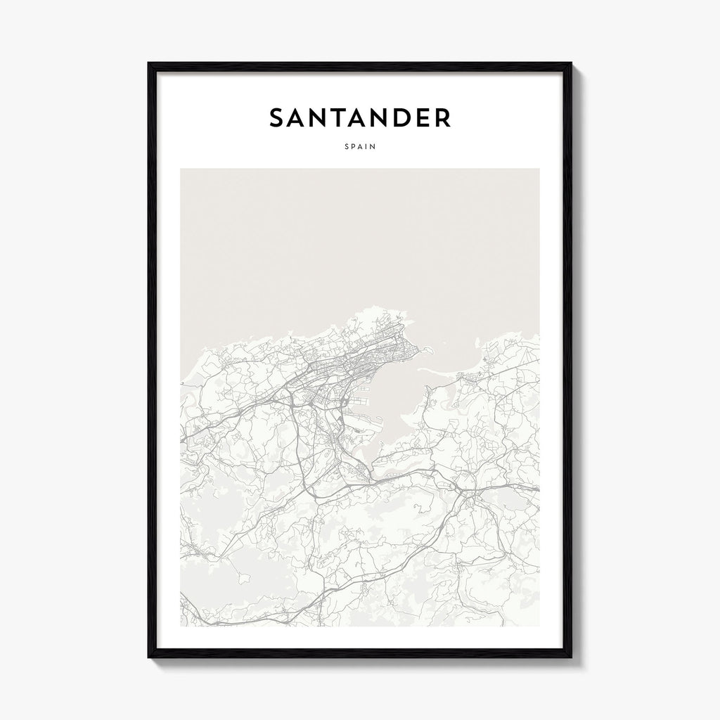 Santander Map Poster