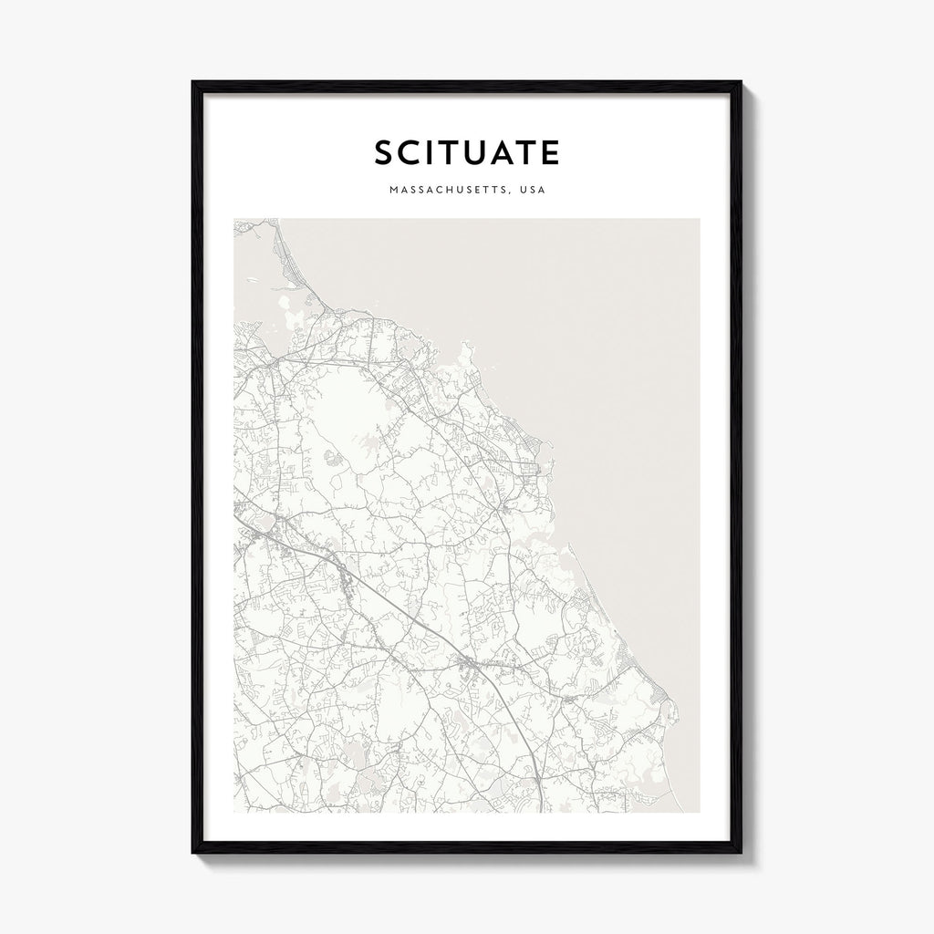 Scituate Map Poster