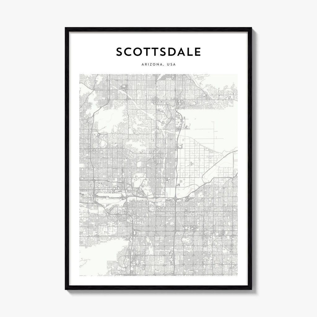 Scottsdale Map Poster