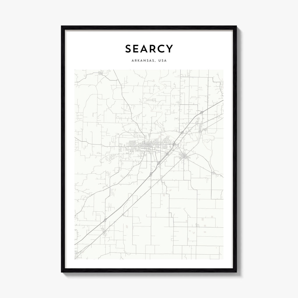 Searcy Map Poster