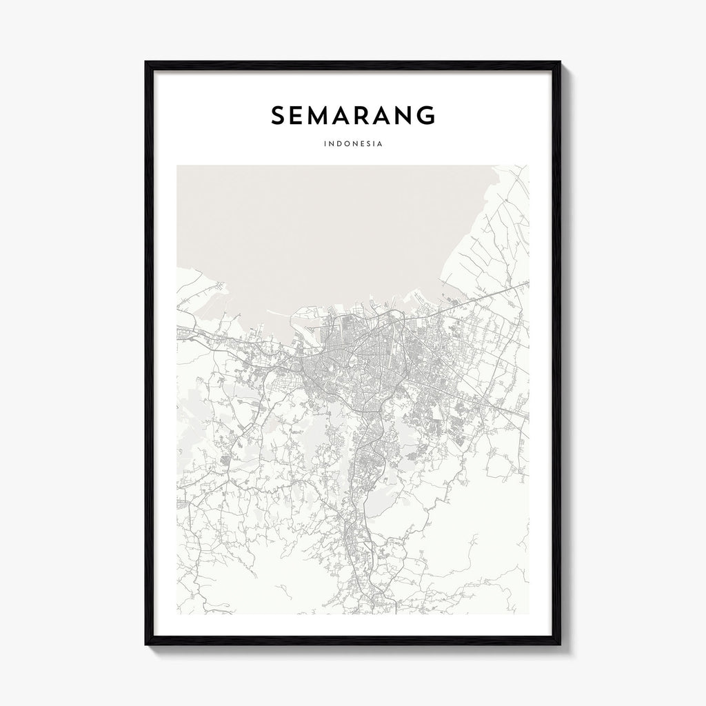 Semarang Map Poster