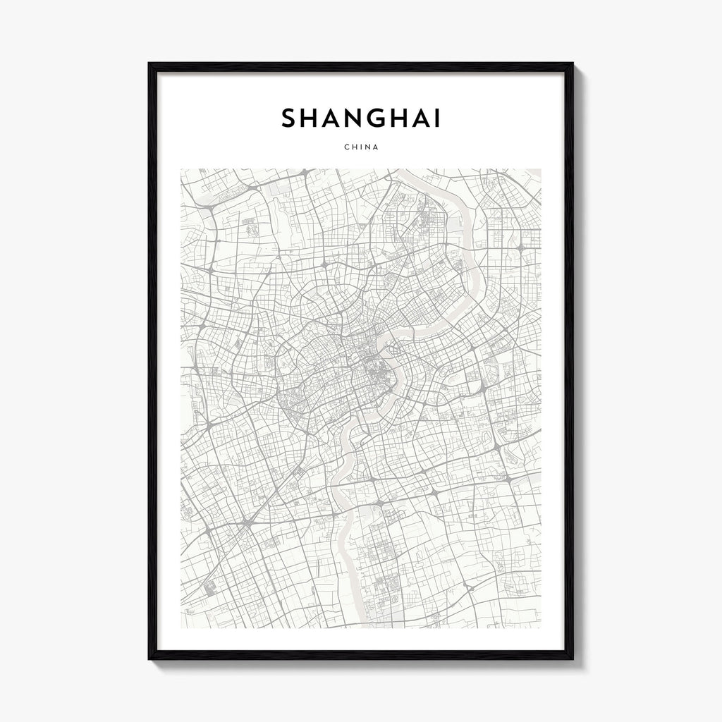 Shanghai Map Poster