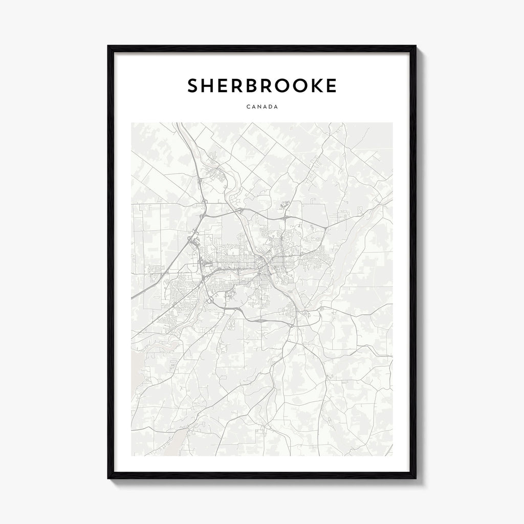 Sherbrooke Map Poster