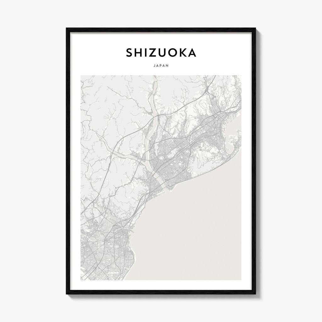 Shizuoka Map Poster