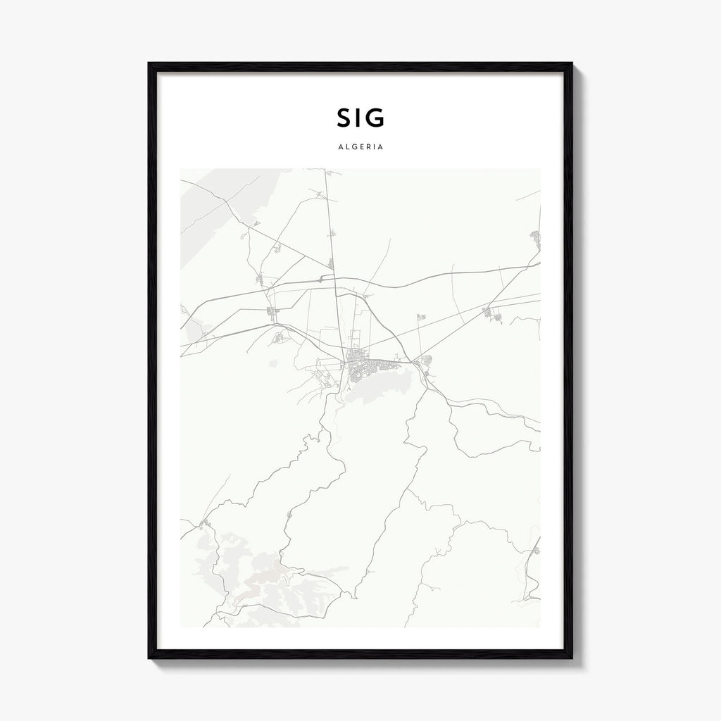 Sig Map Poster