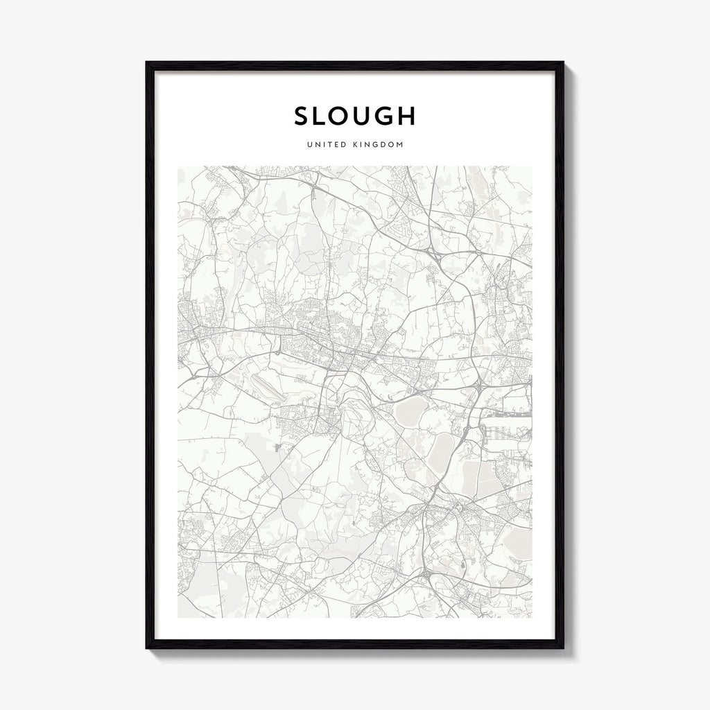 Slough Map Poster