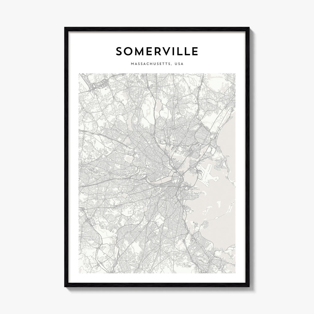 Somerville Map Poster