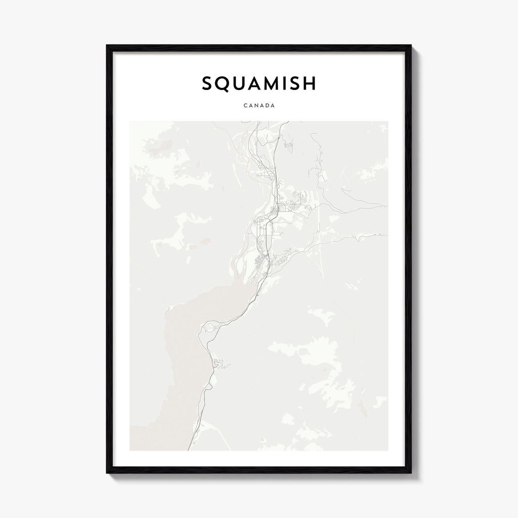 Squamish Map Poster